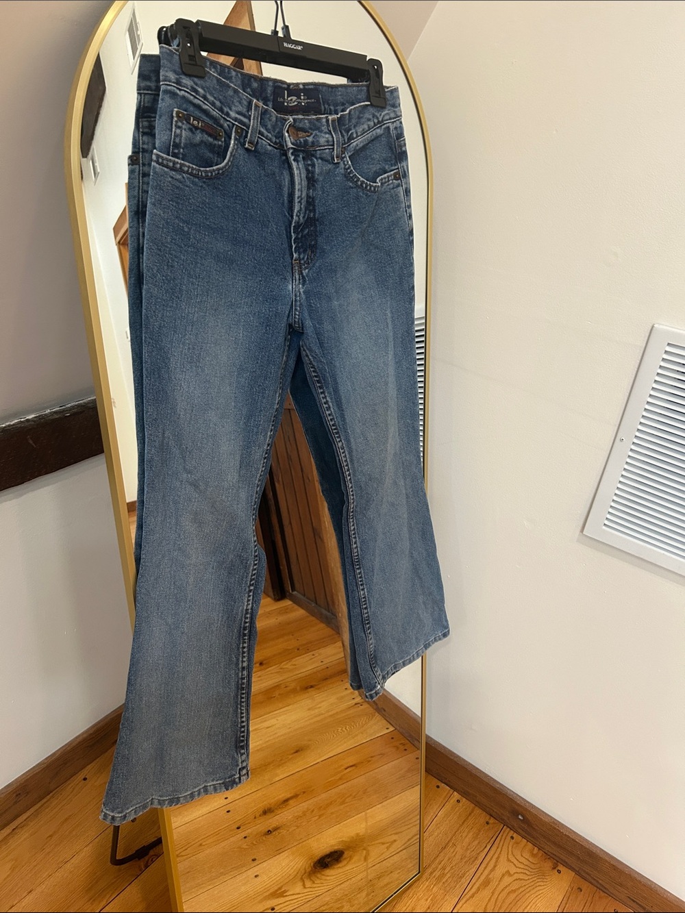 lei y2k Bootcut/Flare Medium Wash Denim. Size 7 Juniors EUC